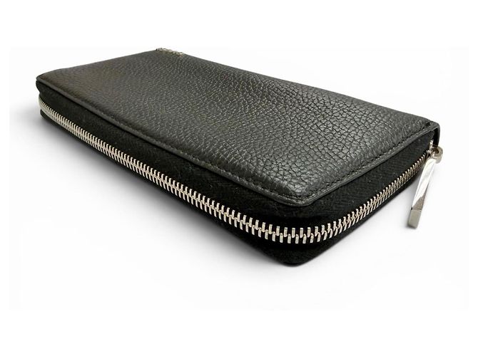 Gucci Black Leather Long Wallet - view 4