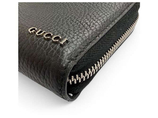 Gucci Black Leather Long Wallet - view 5