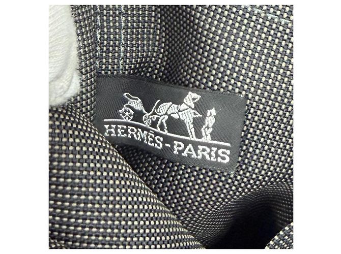 Hermès Zaino in tela Hermes Herline Ad PM Marrone - vista 11