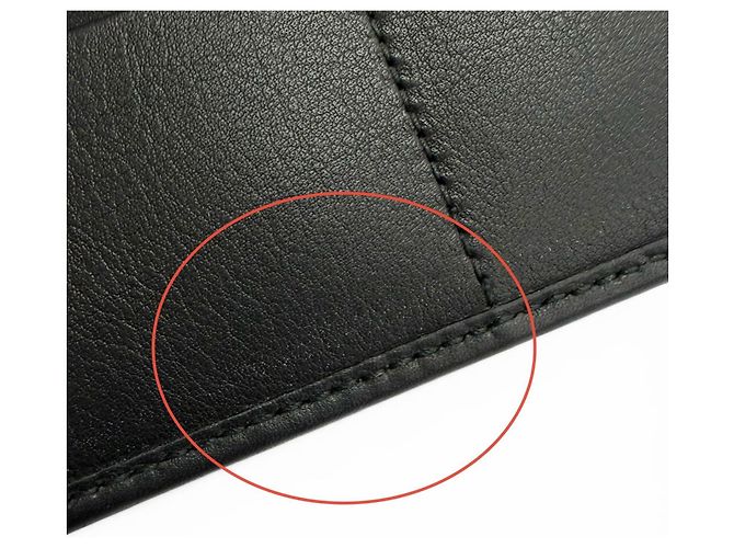 Gucci GG Emblem Continental Wallet Black Beige - view 11