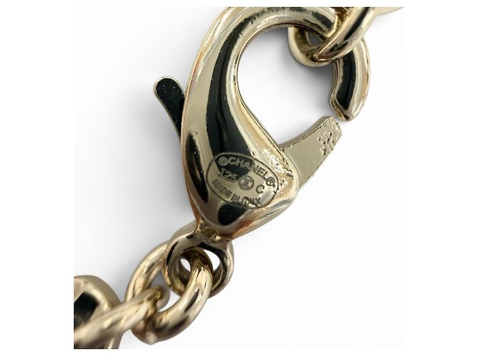 Collana Chanel I25C Coco Mark Flower Rhinestone D'oro - vista 7