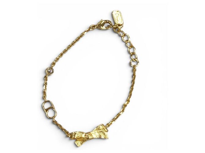 Bracciale con charm dorato Christian Dior D'oro - vista 3