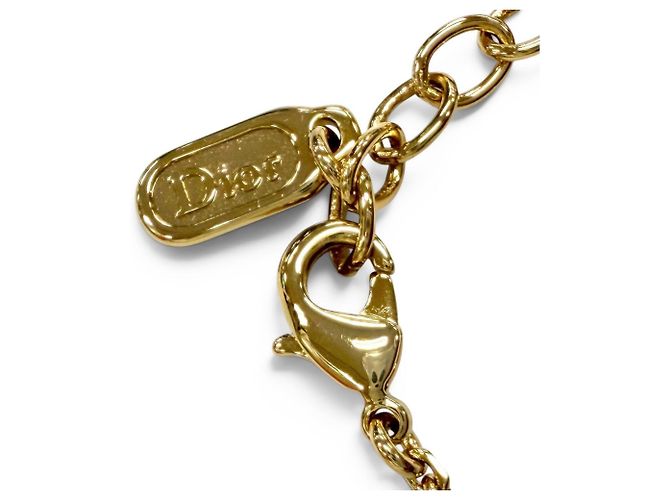 Bracciale con charm dorato Christian Dior D'oro - vista 7