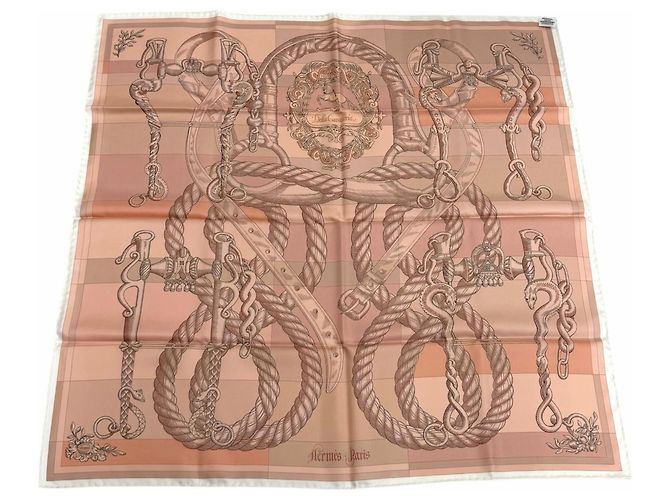 Hermès HERMES Carré 90 Gavroche della Cavalleria Sciarpa in seta Multicolore - vista 3