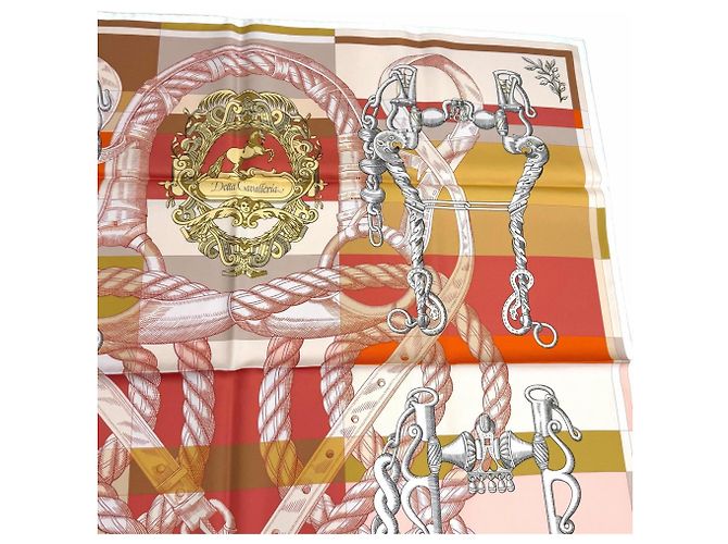 Hermès HERMES Carré 90 Gavroche della Cavalleria Sciarpa in seta Multicolore - vista 5