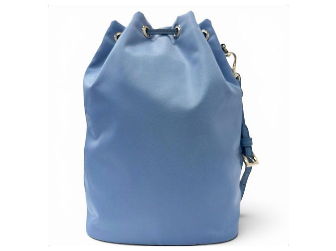 Bolso Prada Light Blue de poliamida y cuero Azul claro - vista 2