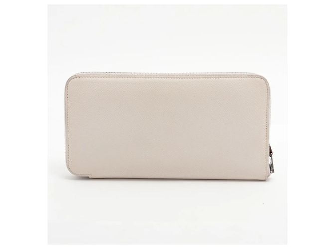 Hermès Hermes Azap Long Wallet aus Elfenbein Leder Roh - Ansicht 2