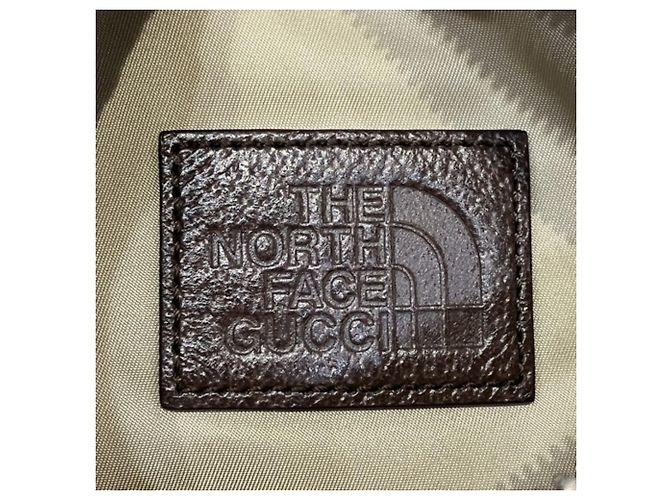 Marsupio Gucci x The North Face Beige Verde - vista 5