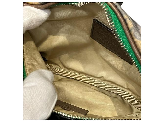 Marsupio Gucci x The North Face Beige Verde - vista 6