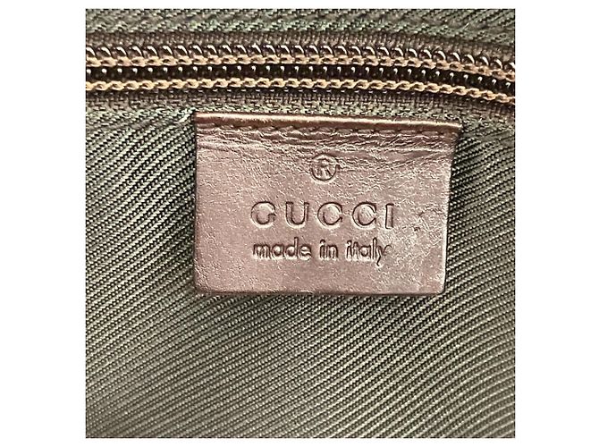 Gucci GG Supreme Leder Tote Bag Braun - Ansicht 4