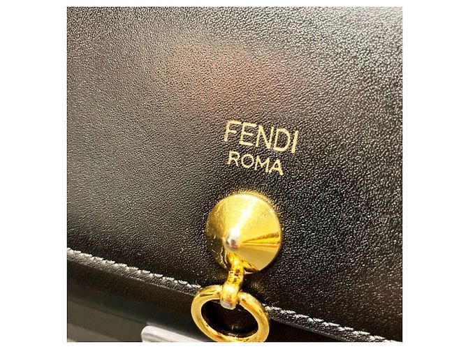 Cartera Bi-fold Continental Fendi Negro - vista 8