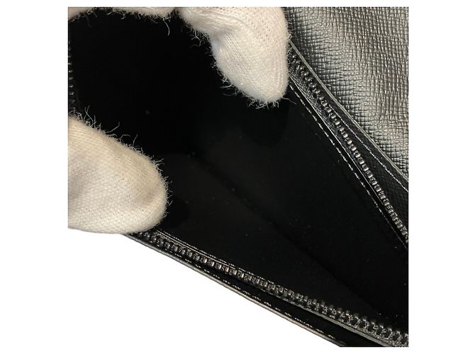 Portafoglio lungo Louis Vuitton Monogram Eclipse Nero - vista 5