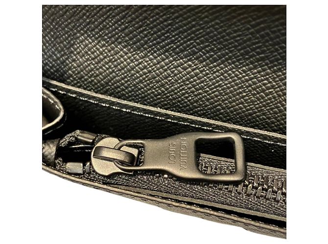 Portafoglio lungo Louis Vuitton Monogram Eclipse Nero - vista 7