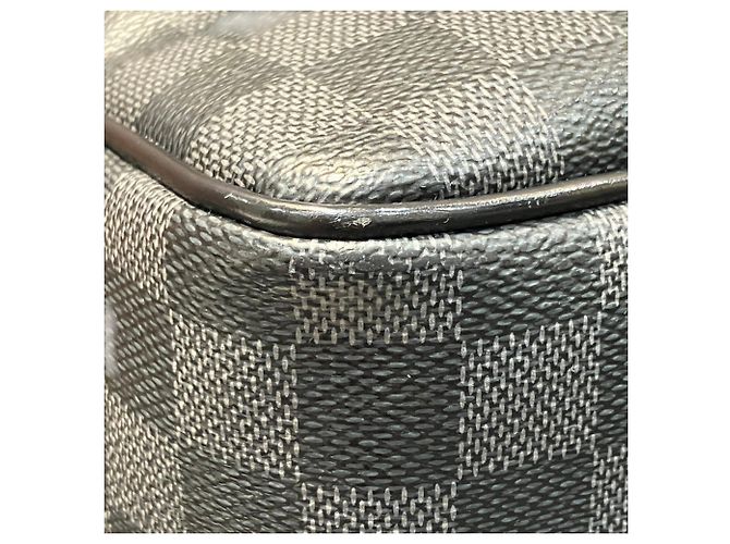 Beauty case Louis Vuitton Damier Graphite Marrone - vista 6