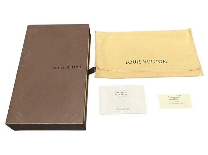 Louis Vuitton Damier Ebene Portefeuille Sarah Long Wallet Braun - Ansicht 5