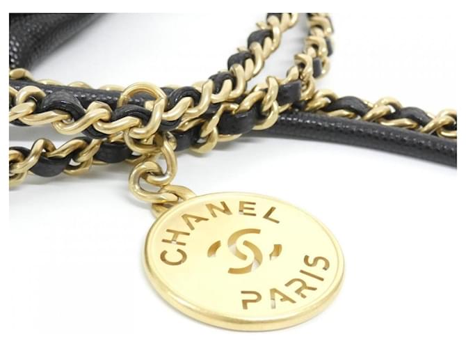 Mini borsa Chanel 22 Line Nero - vista 5