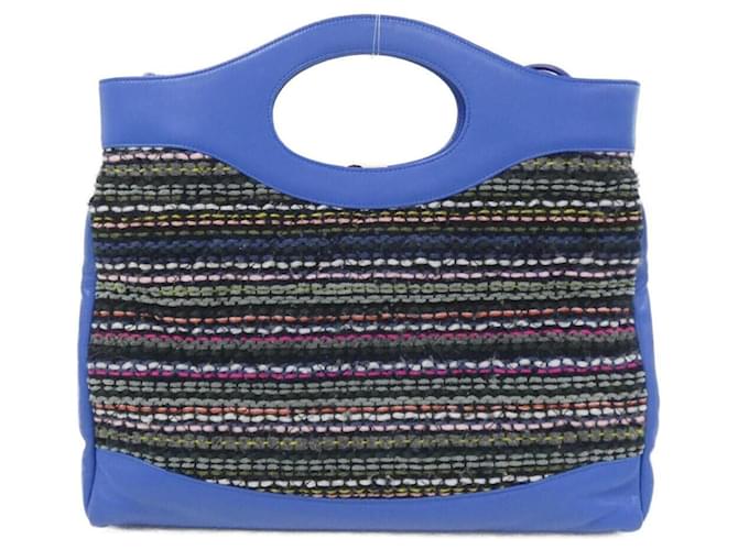 Borsa Chanel 31 Line Blu Multicolore - vista 2