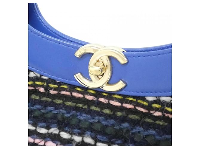 Borsa Chanel 31 Line Blu Multicolore - vista 4