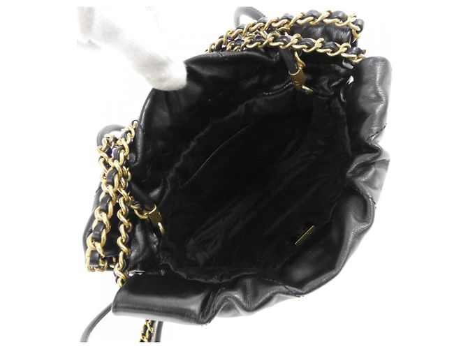 Timeless Borsa Chanel 22 Line MINI AS3980 Nero - vista 7