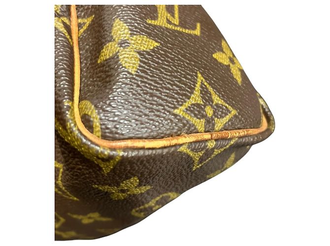 Borsa a tracolla Louis Vuitton Mini Speedy Marrone - vista 9