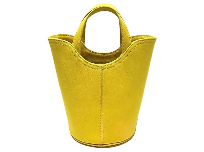 Balenciaga Canvas Tote Bag Gelb - Ansicht 2