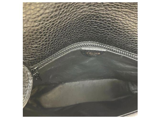 Céline Borsa a tracolla in pelle nera Celine Nero - vista 9