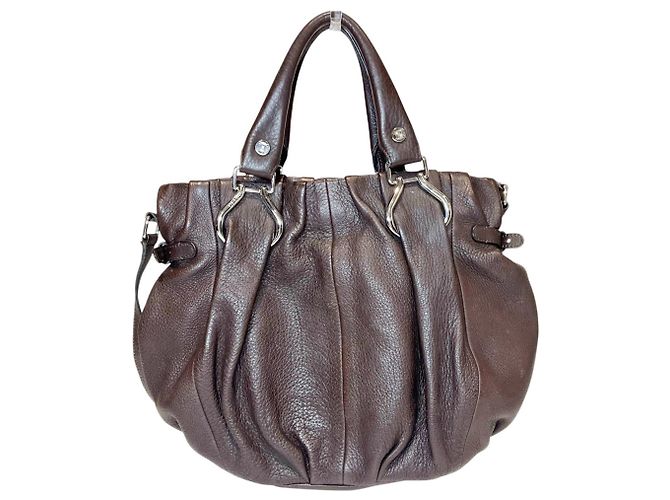 Céline Celine Pillow Small Handtasche Dunkelbraun - Ansicht 2