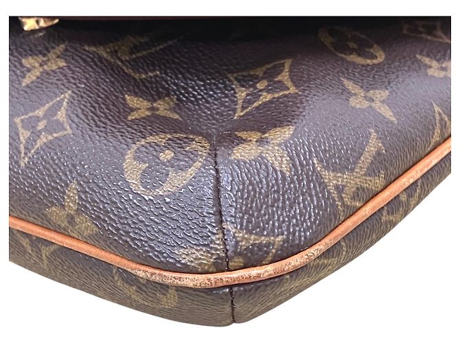 Borsa a Spalla Louis Vuitton Musette Salsa Marrone - vista 7