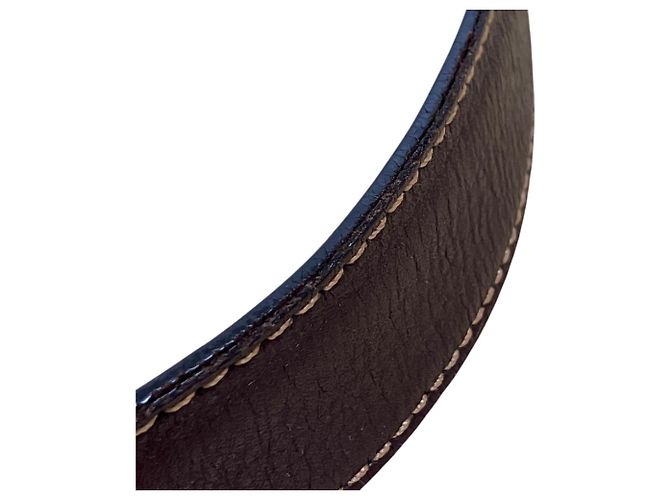 Borsa a tracolla Fendi in tela Zucca e pelle Marrone - vista 8