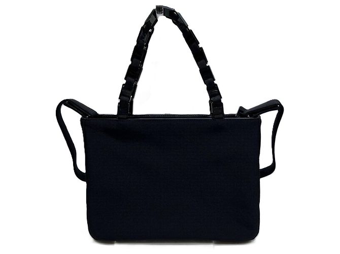 Borsa a mano Vara Nylon Salvatore Ferragamo Nero - vista 2