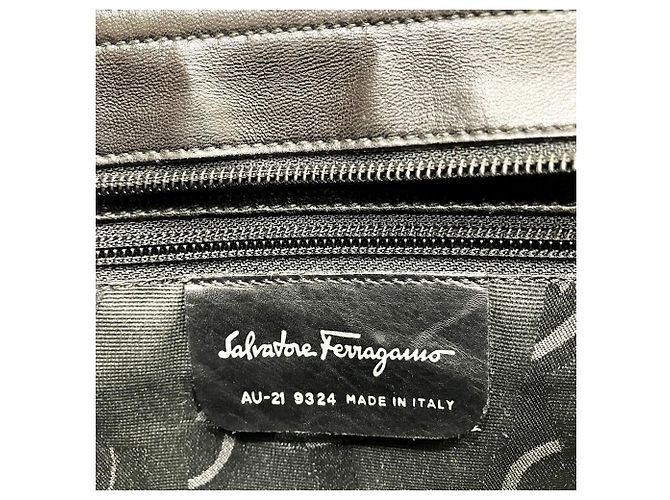 Borsa a mano Vara Nylon Salvatore Ferragamo Nero - vista 4