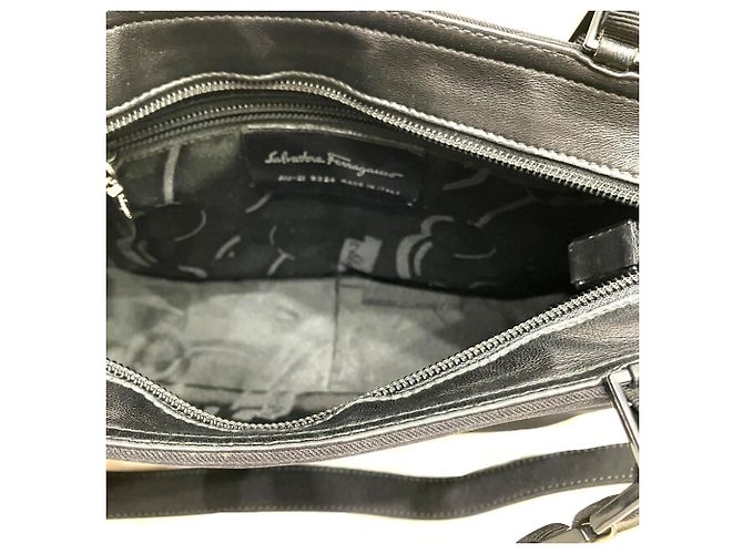 Borsa a mano Vara Nylon Salvatore Ferragamo Nero - vista 6