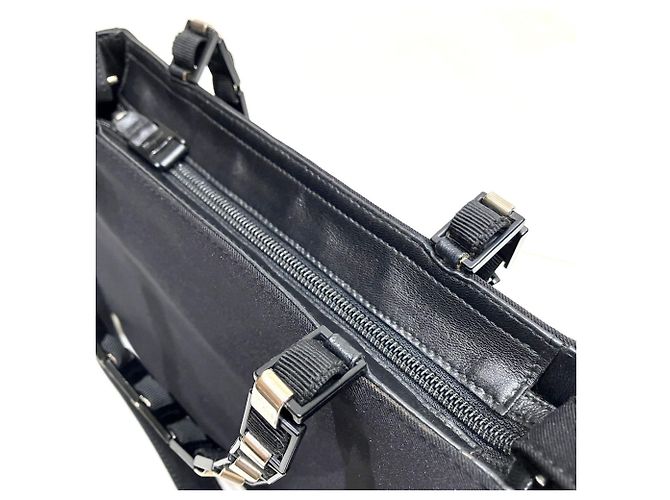 Borsa a mano Vara Nylon Salvatore Ferragamo Nero - vista 9