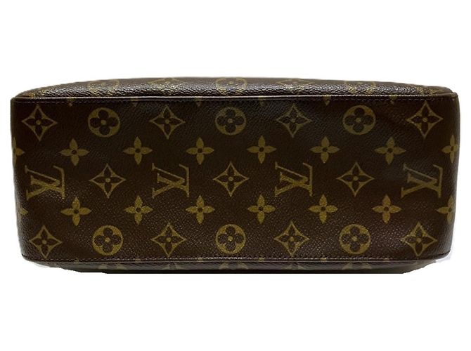 Borsa Tote Louis Vuitton Looping GM Marrone - vista 3