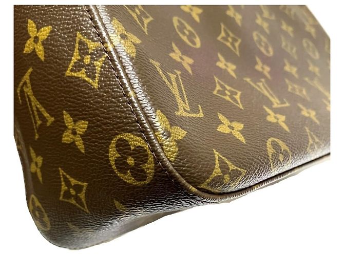 Borsa Tote Louis Vuitton Looping GM Marrone - vista 8