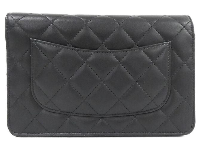 Catena per portafoglio Chanel Timeless Classic Line AP0250 Nero Bordò - vista 2
