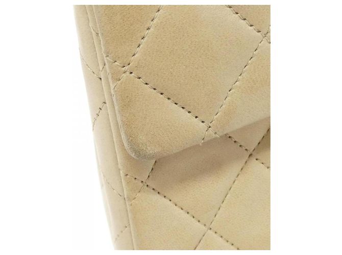 Borsa a tracolla Chanel 1115 Beige in pelle di agnello - vista 5