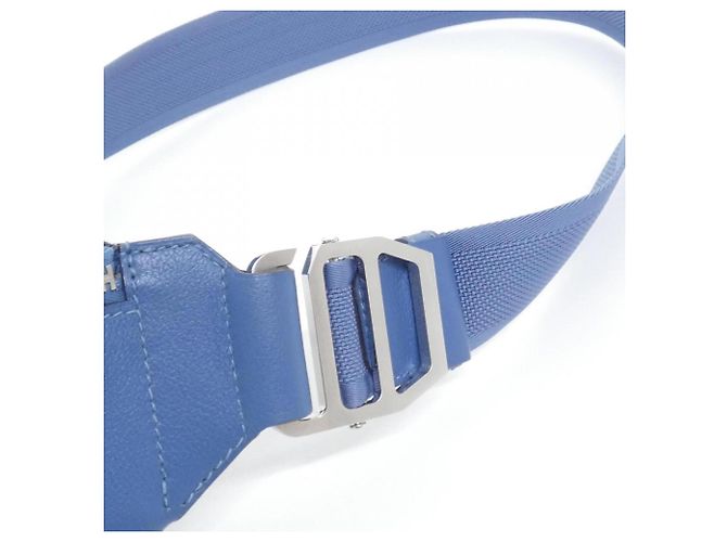 Hermès Borsa a tracolla Hermes Cityslide Cross PM Blu - vista 6
