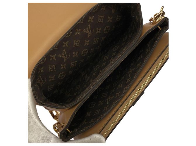 Borsa a Spalla Louis Vuitton Rendezvous Marrone Cammello - vista 8