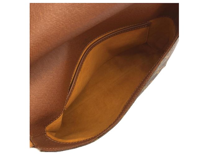 Borsa a Spalla Louis Vuitton Monogram Musette Tango Marrone - vista 7