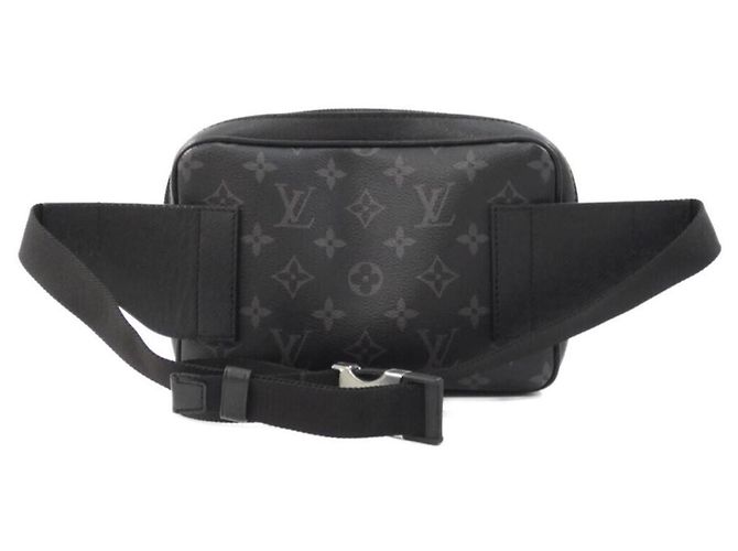 Borsa a Spalla Louis Vuitton Taiga Lama Nero - vista 2
