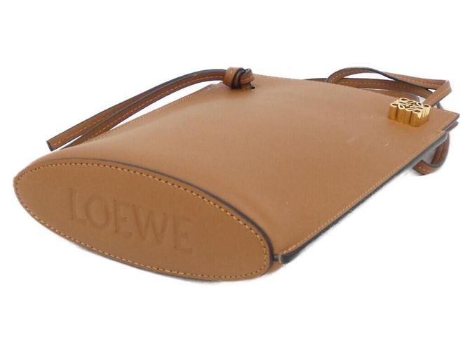 Borsa a Spalla Loewe Dice Pocket Marrone - vista 3