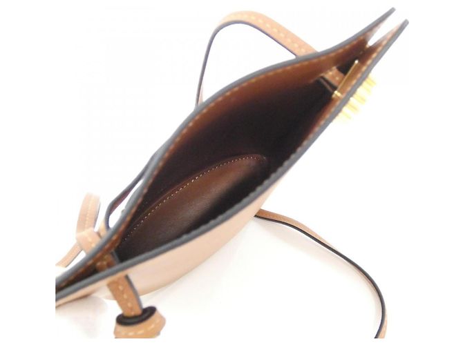 Borsa a Spalla Loewe Dice Pocket Marrone - vista 8