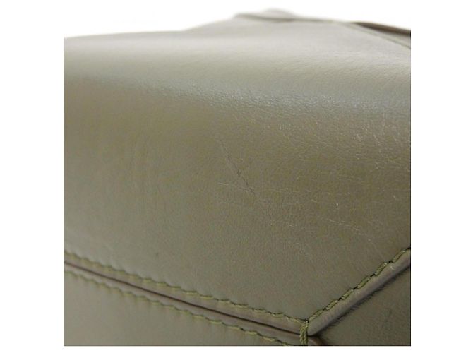 Loewe Puzzle Fold Mini Tote Grün Khaki - Ansicht 3