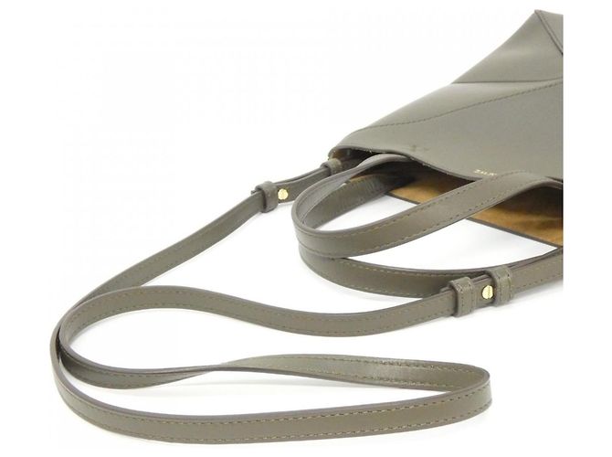 Loewe Puzzle Fold Mini Tote Grün Khaki - Ansicht 8