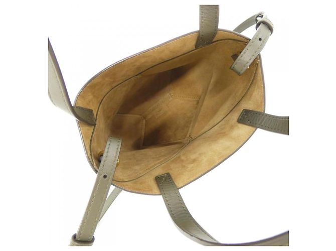 Loewe Puzzle Fold Mini Tote Grün Khaki - Ansicht 9