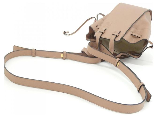 Mini borsa a tracolla Loewe Hammock con coulisse Rosa - vista 9