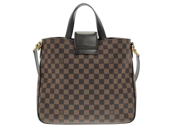 Borsa Louis Vuitton Damier Cabas Roseberry Damier ebene - vista 2