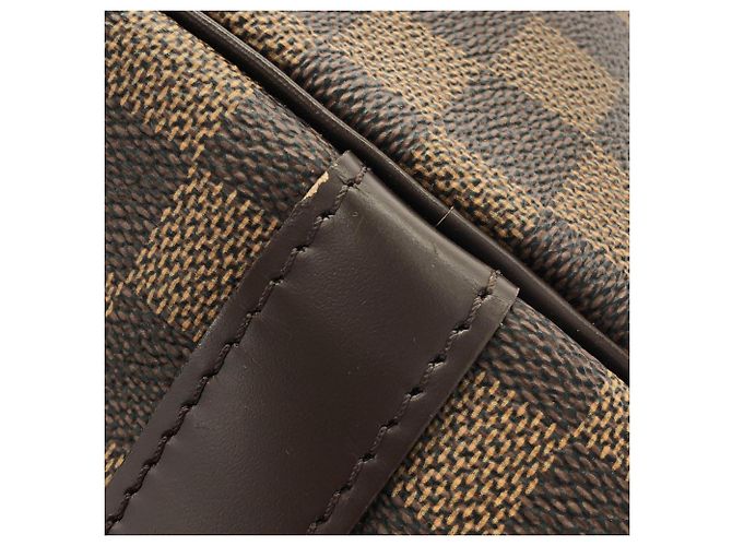 Louis Vuitton Damier Keepall Bandoulière 55cm Borsa Boston Damier ebene - vista 4