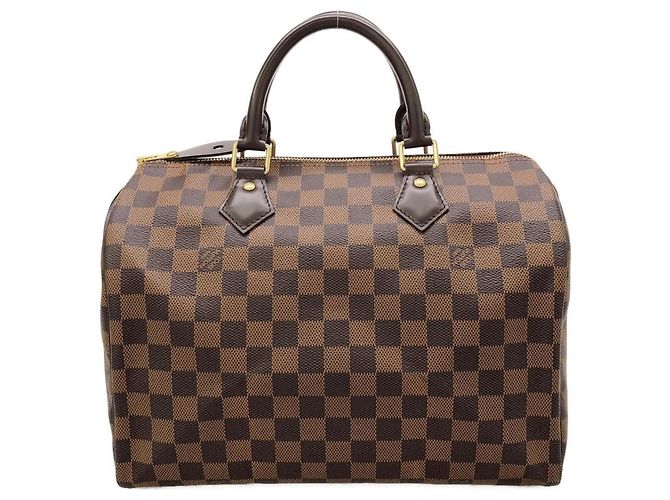 Borsa Boston Louis Vuitton Damier Speedy Damier ebene - vista 2